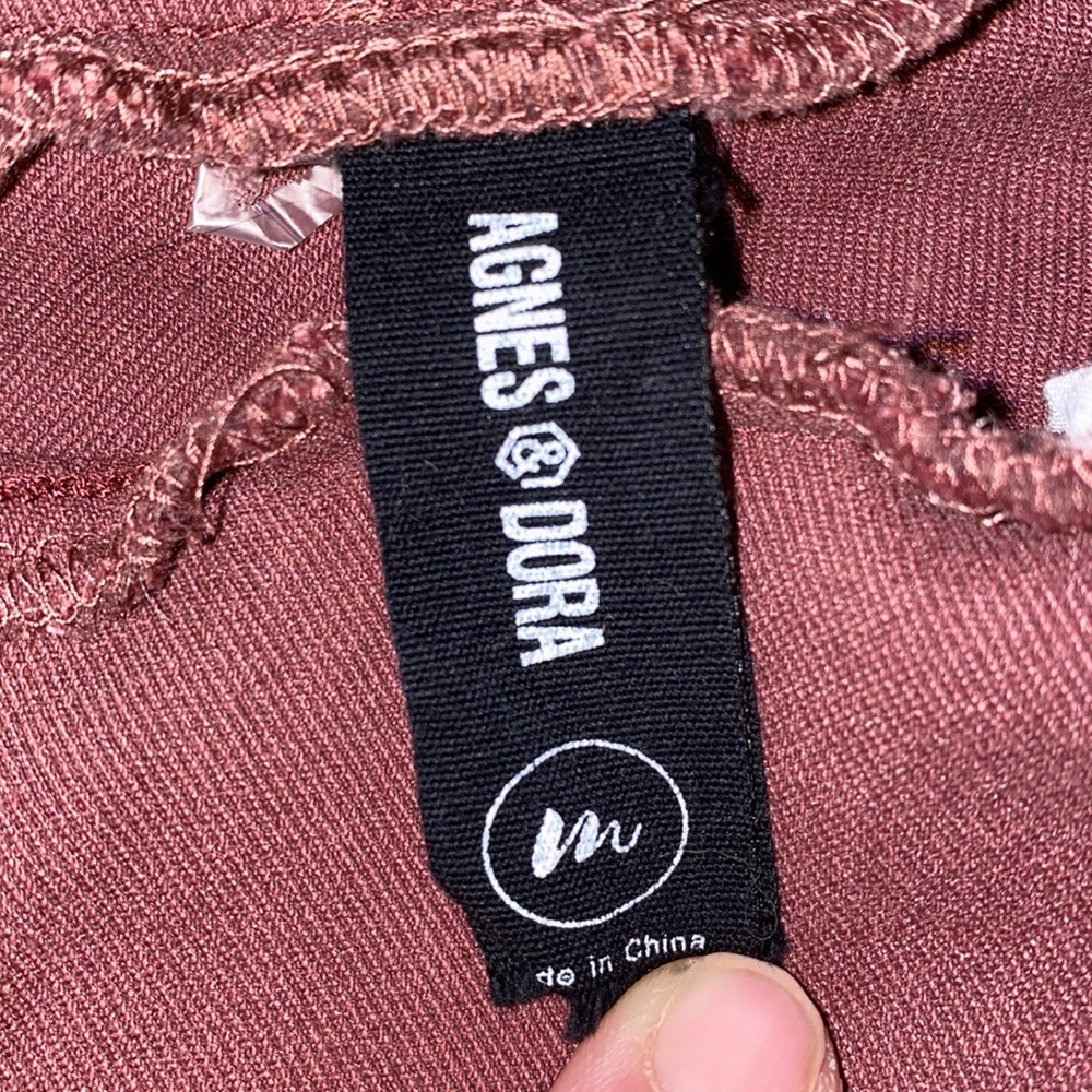 Agnes & Dora dusty pink distressed Jeggings - Picture 10 of 10